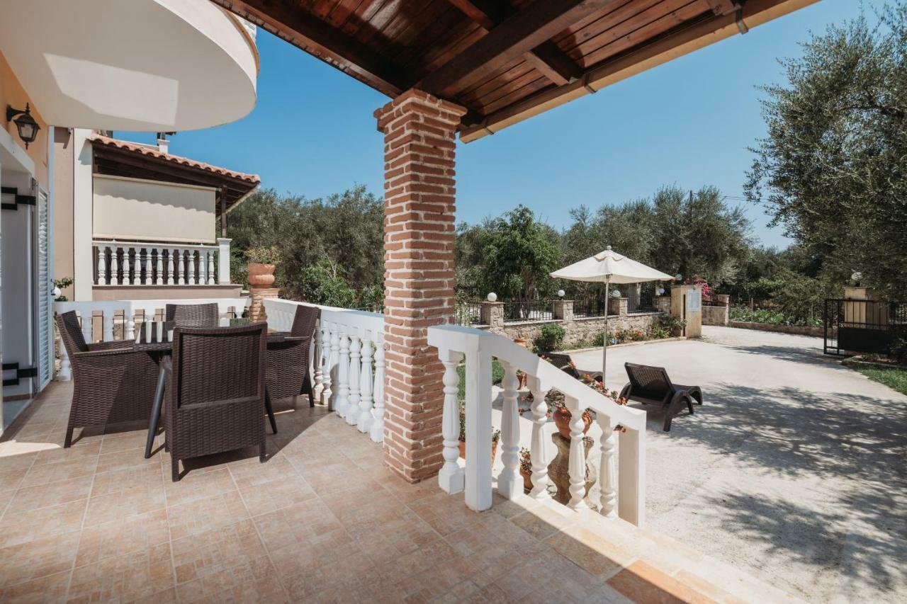 Villa Rosa 3 Bedroom With Sea View Трагаки Экстерьер фото