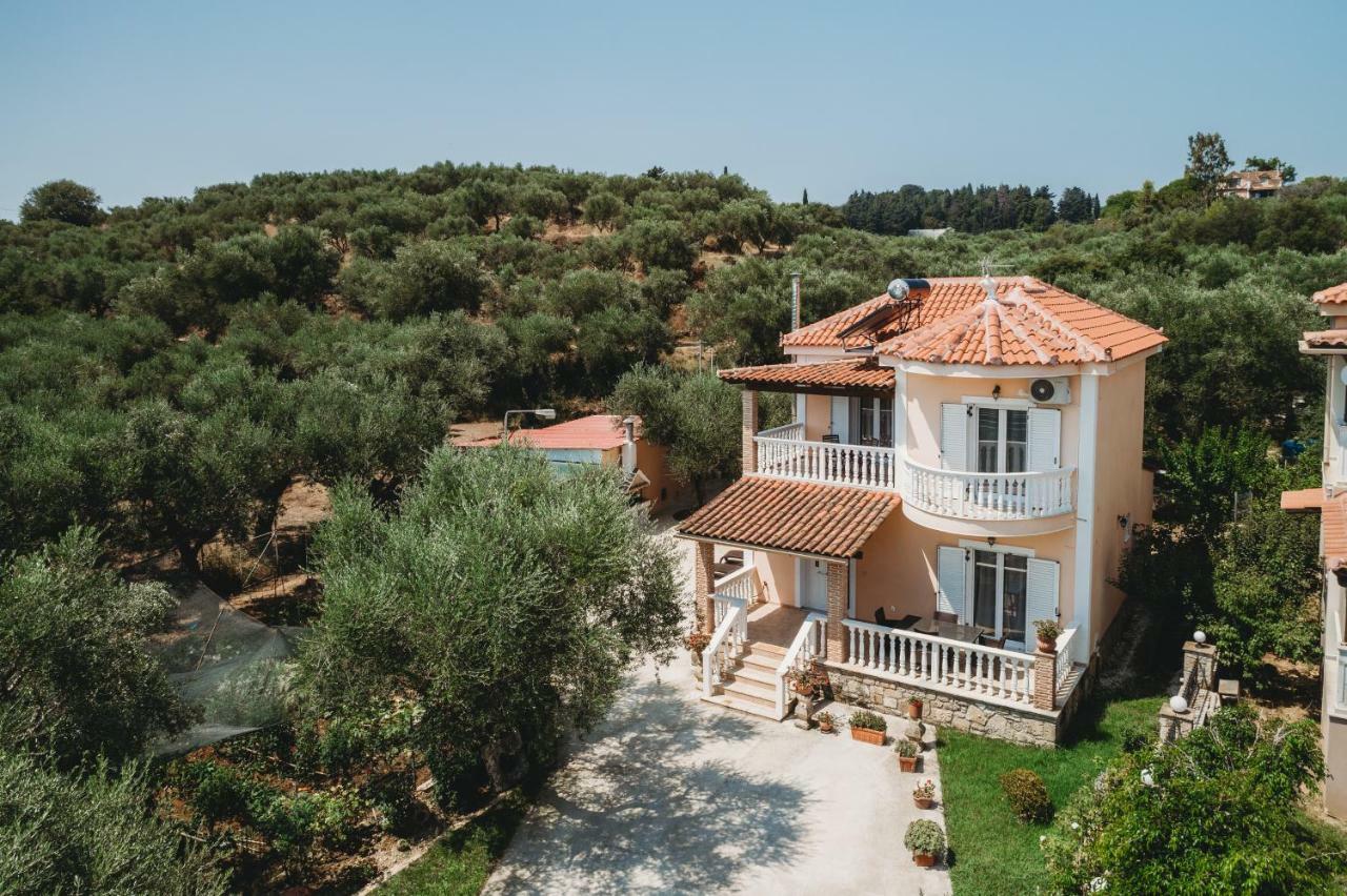 Villa Rosa 3 Bedroom With Sea View Трагаки Экстерьер фото